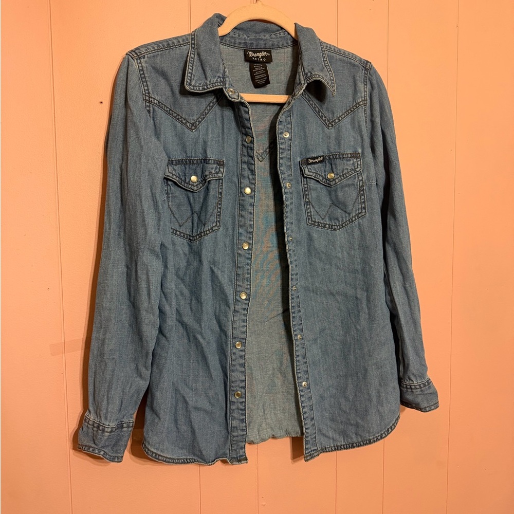 Denim Button Down Shirt